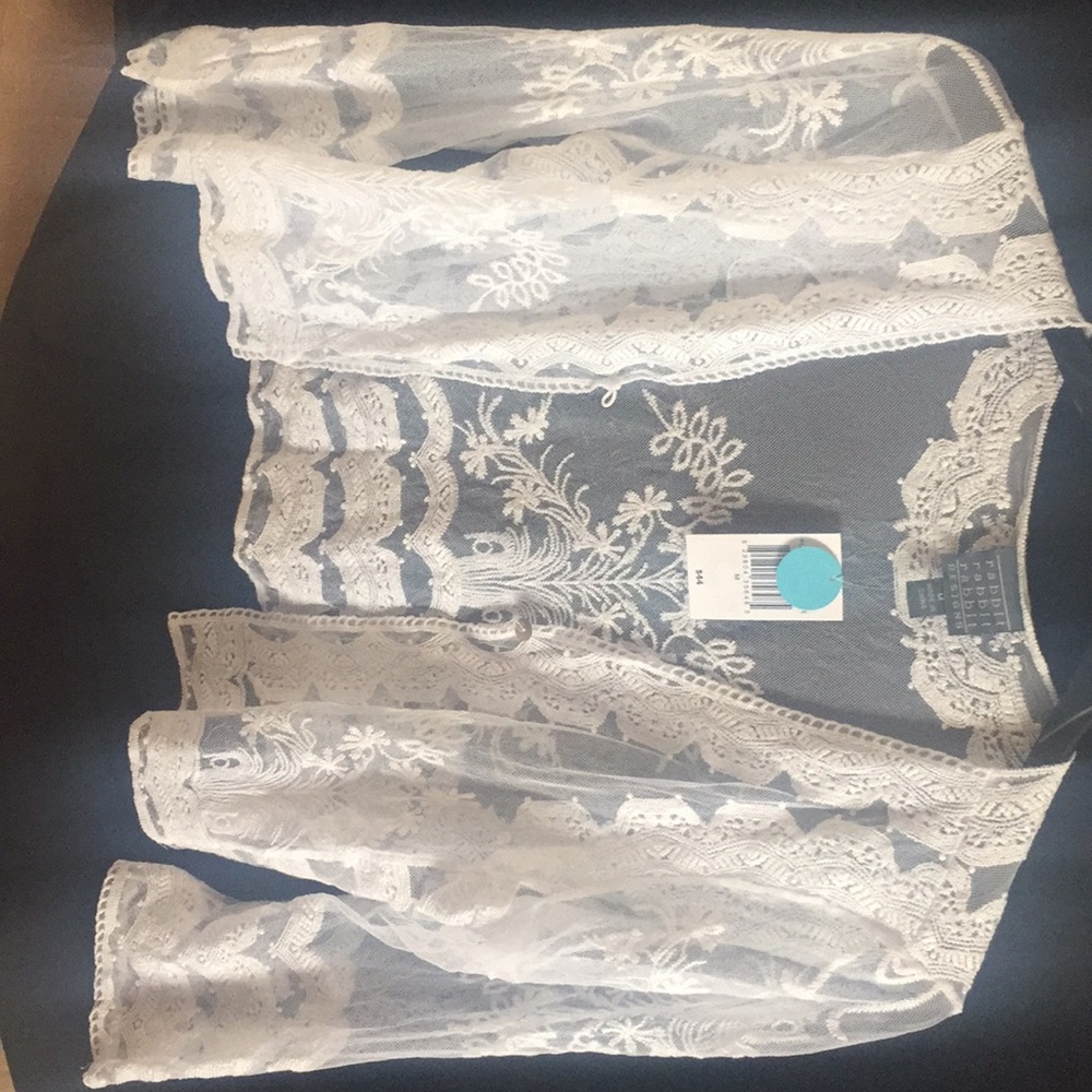 Brand new with tags white shrug